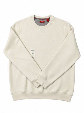 IZOD Men’s Cream Ivory Crewneck Sweatshirt Size Medium